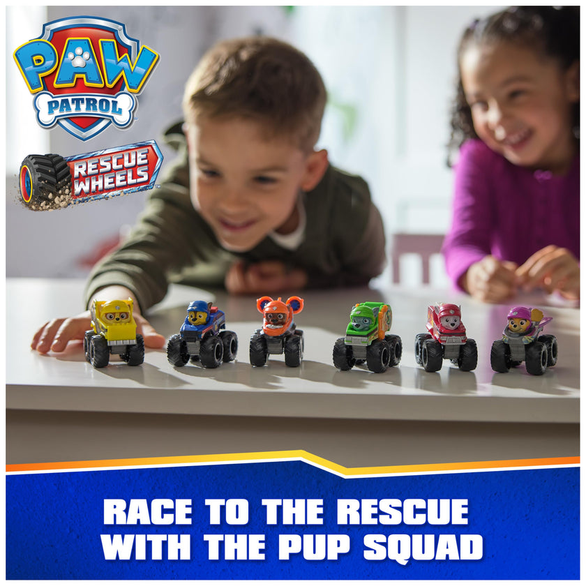 PAW Patrol: Rescue Wheels, 6-Piece Pup Squad Racers, Toy Cars Gift Set, Kids Toys for Boys & Girls Ages 3 and Up 🍁 All In One Marketplace Canada
