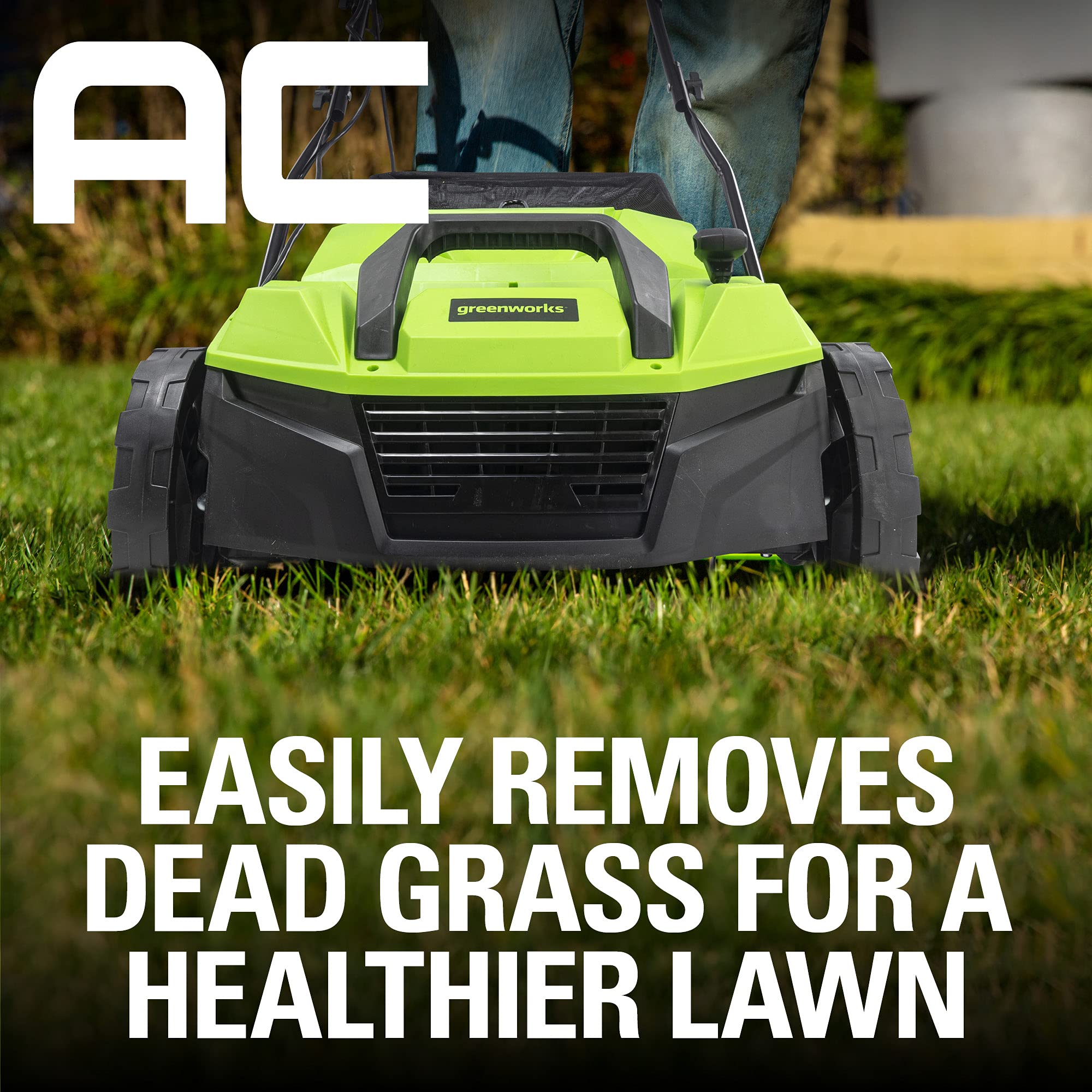 Greenworks 13 Amp 14-Inch Corded Dethatcher/Scarifier, DT13B00 🍁 All In One Marketplace Canada