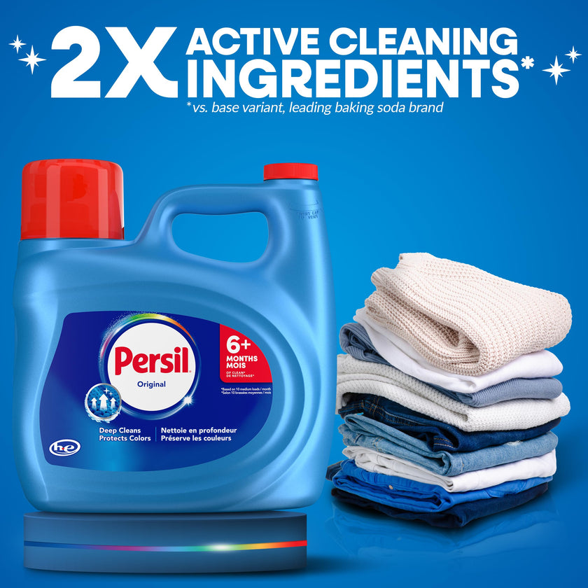 Persil Original Liquid Laundry Detergent, 3.72L/96 Loads, Colour Protection 🍁 All In One Marketplace Canada
