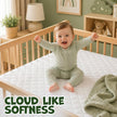 Utopia Bedding Waterproof Crib Fitted Mattress Protector (Pack of 2) - Toddler and Baby Crib Mattress Pad Cover - Soft and Breathable with 7 Inches Deep Skirt (White, 28