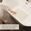 Rubbermaid Commercial Products Bath Tub and Shower Mat | Large - 28 x 16 in. | White | Machine Washable | Safti-Grip Non-Slip Bathroom Mat with Suction Cups for Home/Hotel/Shower/Bathtub 🍁 All In One Marketplace Canada