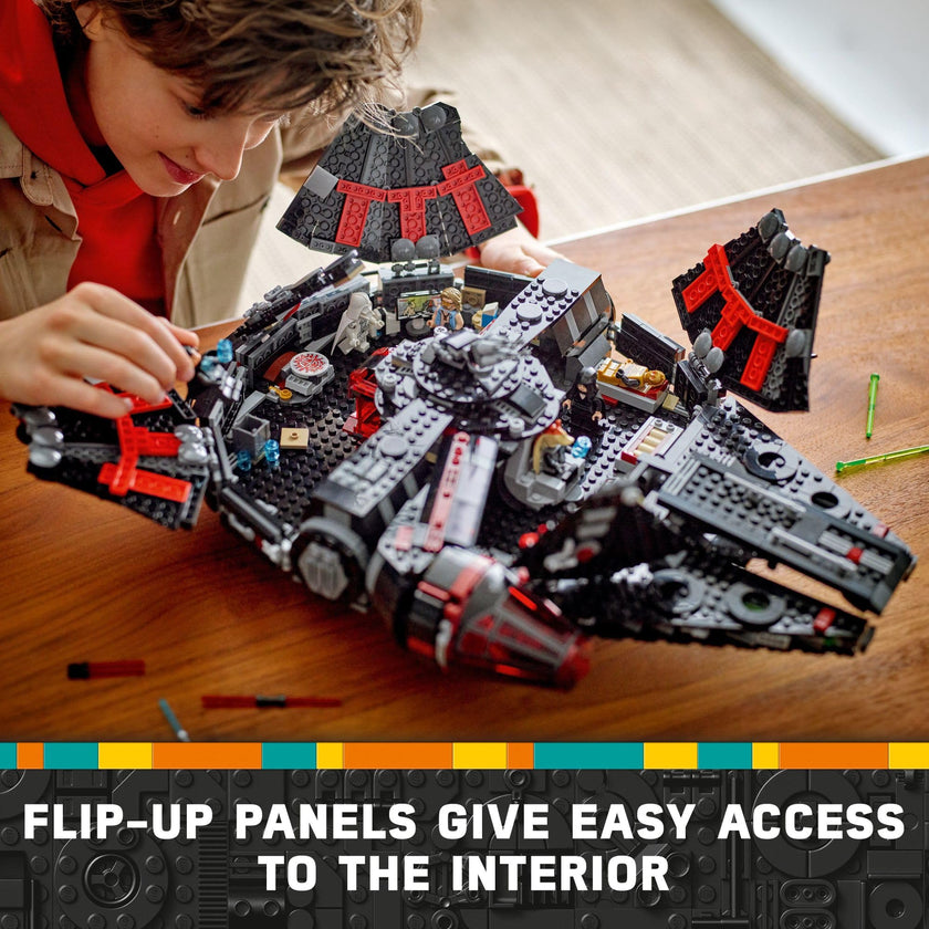 LEGO Star Wars The Dark Falcon Buildable Starship, Star Wars Toy Vehicle Set for Boys and Girls, Collectible Millenium Falcon Toy with 6 Star Wars Minifigures, Birthday Gift for Kids or Any Fan, 75389 🍁 All In One Marketplace Canada