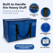 ClearSpace Heavy Duty Storage Bag - Large Moving Boxes with Backpack Straps, Zippers & Handles - Perfect for Traveling, Camping, Christmas Decorations, 4 Pack 🍁 All In One Marketplace Canada