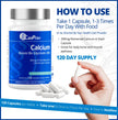 CanPrev Calcium Malate Bis-Glycinate Supplement, 120 Capsules 120-Day Supply - Therapeutic 200mg Elemental - Ideal for Healthy Bones, Teeth, Muscle Cramps and Promote Relaxation - Vegan and Non-GMO 🍁 All In One Marketplace Canada