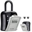 Puroma Key Lock Box, Portable Combination Lockbox Wall-Mounted Key Storage Box for House Keys, Resettable Code Safe Security Lock Box for Home, Office, Apartment Spare Key Storage (1 Pack, Gray) 🍁 All In One Marketplace Canada