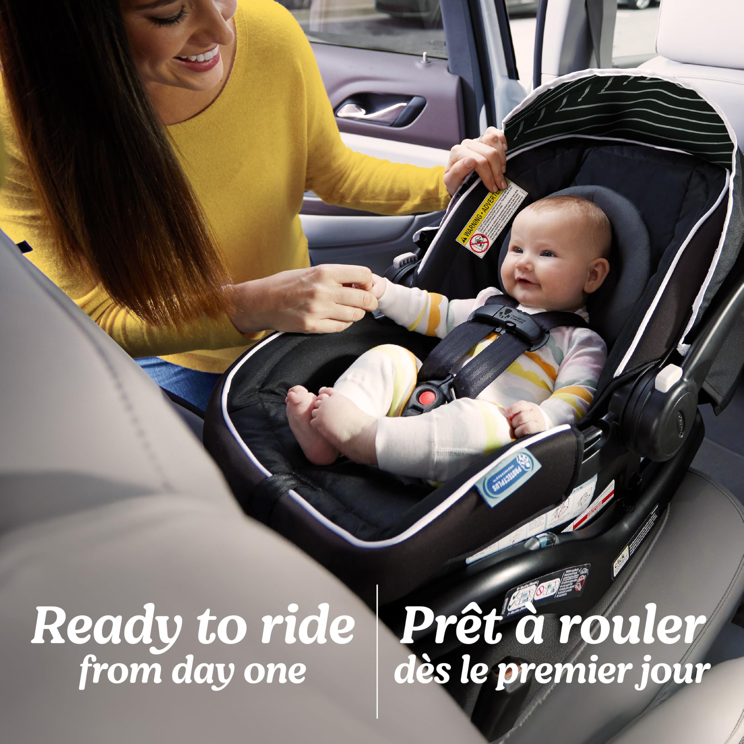 Graco SnugRide 35 Lite LX Infant Car Seat, 1.8-15.8 kg (4-35 lb), Studio 🍁 All In One Marketplace Canada