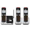 AT&T BL102-3 DECT 6.0 3-Handset Cordless Phone for Home with Answering Machine, Call Blocking, Caller ID Announcer, Audio Assist, Intercom, and Unsurpassed Range, Silver/Black 🍁 All In One Marketplace Canada