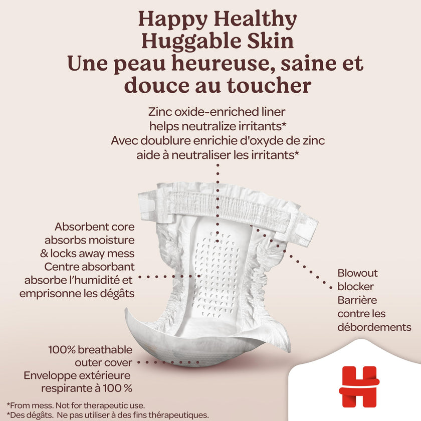 Huggies Size Newborn Diapers, Skin Essentials Baby Diapers, Newborn (6-9 lb.), 76 Ct 🍁 All In One Marketplace Canada