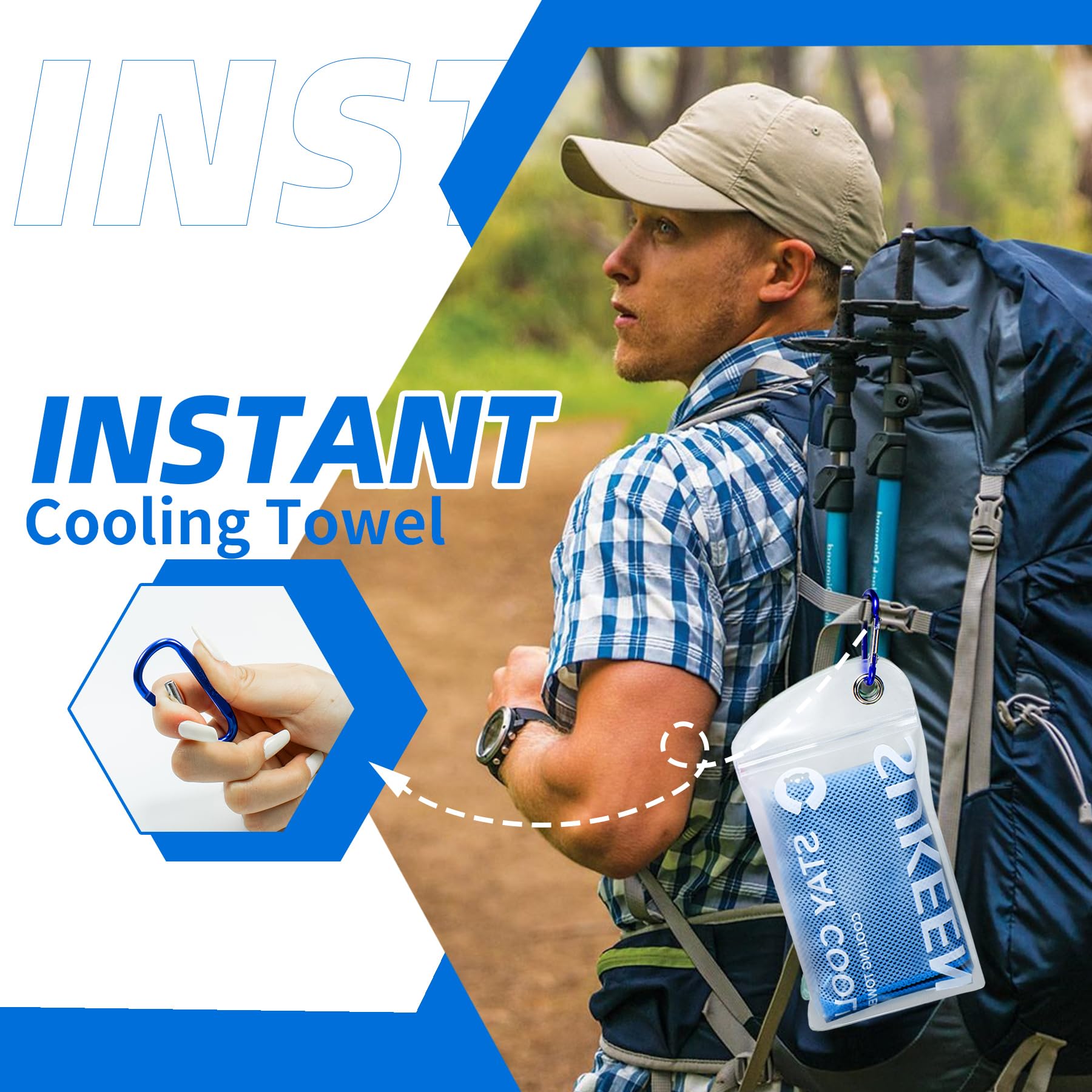 Sukeen [4 Pack] Cooling Towel (40