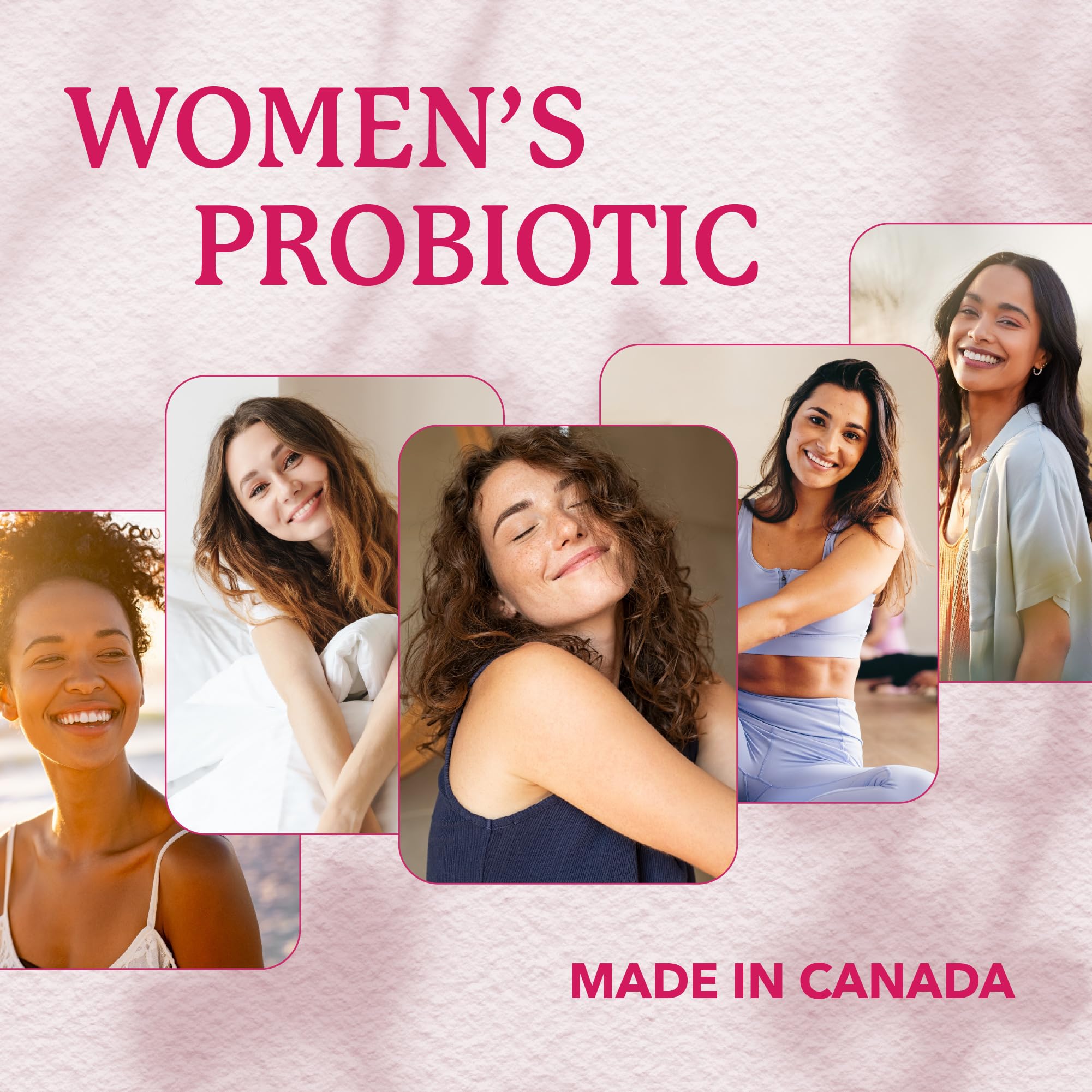Womens Probiotic with Cranberry | 50 Billion CFU for Gut Health, Bloating Relief & Digestive Support | With Cranberry for Vaginal Health | Gut Health Supplements for Women | Made in Canada | 60 Ct. 🍁 All In One Marketplace Canada