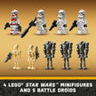 LEGO Star Wars Clone Trooper & Battle Droid Battle Pack Set for Kids, Buildable Toy Speeder Bike Vehicle, Tri-Droid and Defensive Post, Collectible, Gift for Boys and Girls Aged 7 and Up, 75372 🍁 All In One Marketplace Canada