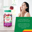 Jamieson Collagen and Biotin Bilayer Gummy with Hyaluronic Acid and Vitamin C, Mixed Berry Flavour, Healthy Hair, Skin & Nails, Supports Collagen Production, Source of Antioxidants, Beauty Gummy, NON-GMO, No Gluten, No Lactose, No Artificial Colours, Flav