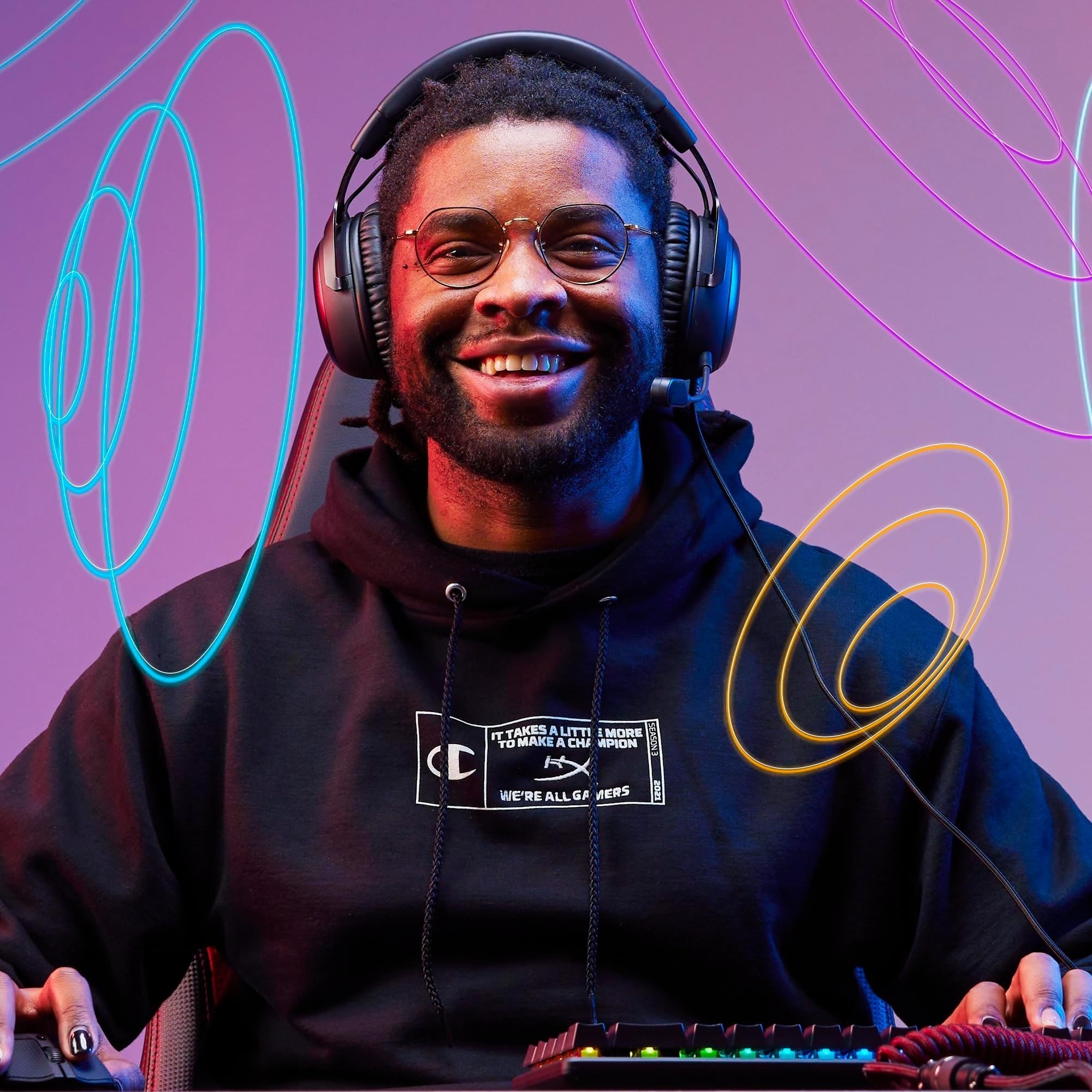 HyperX Cloud III – Wired Gaming Headset, PC, PS5, Xbox Series X|S, Angled 53mm Drivers, DTS Spatial Audio, Memory Foam, Durable Frame, Ultra-Clear 10mm Mic, USB-C, USB-A, 3.5mm – Black 🍁 All In One Marketplace Canada