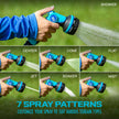 Aqua Joe AJHN102 Heavy Duty Indestructible Metal Multi Function Adjustable Hose Nozzle with Smart Throttle, Blue 🍁 All In One Marketplace Canada