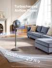 DREO Fan for Bedroom, 90° Oscillating Standing Fan, 20dB Quiet, 90ft Pedestal Fans for Room Office, DC Motor, 8+H Speeds, 3 Modes, 38-42'' Adjustable Height, Remote, 8H Timer, 105° Manual Vertical 🍁 All In One Marketplace Canada