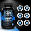 Nutratology Magnesium Complex - Glycinate, Malate, L-Threonate & Taurate With Vitamin B6 + Bioperine For Enhanced Absorption - Helps Support Healthy Bones, Muscles, Teeth & Heart - 100MG Elemental Magnesium Per Capsule - 120 Count
