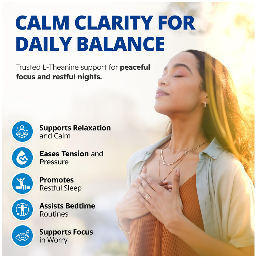 CanPrev L-Theanine with Magnesium, 90 Capsules 90-Day Supply - Promote Relaxation and Calmness - Without Drowsiness - Synergistic Blend for Well-being Management - Vegan, Non-GMO and Gluten-Free 🍁 All In One Marketplace Canada