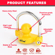 PEAKTOW PTS0002 Heavy Duty Universal Adjustable Coupler Lock Trailer Hitch Storage Security Lock Fits 1-7/8, 2, 2-5/16 Inches Couplers 🍁 All In One Marketplace Canada
