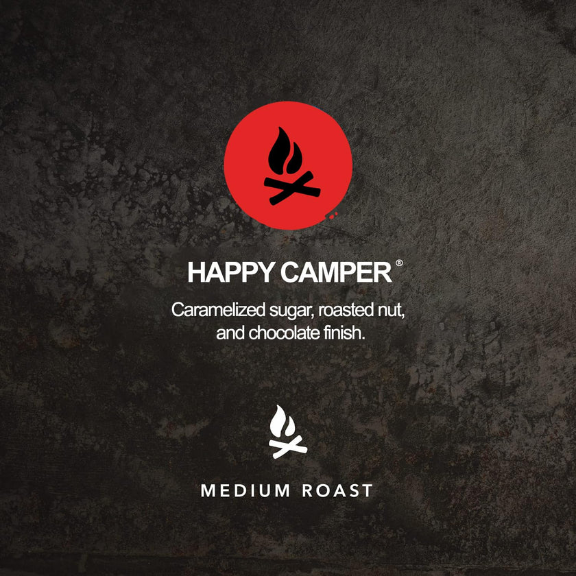 Kicking Horse Coffee - Happy Camper Blend, Whole Bean 100% Arabica Coffee | Medium Roast | All Organic & Fairtrade | 454g 🍁 All In One Marketplace Canada
