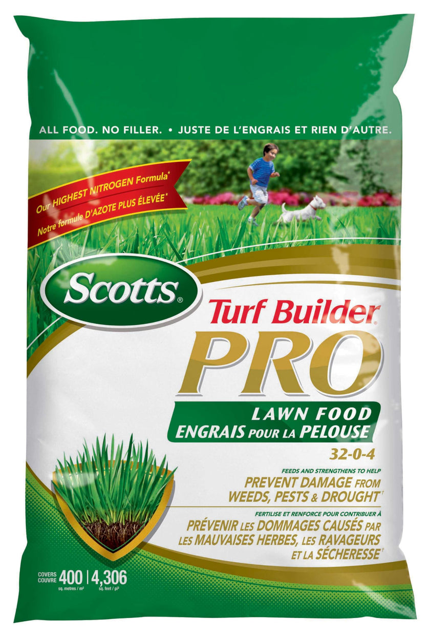 Scotts Turf Builder Pro Lawn Food 32-0-4 5.2kg (400m² Coverage), Lawn Fertilizer 🍁 All In One Marketplace Canada