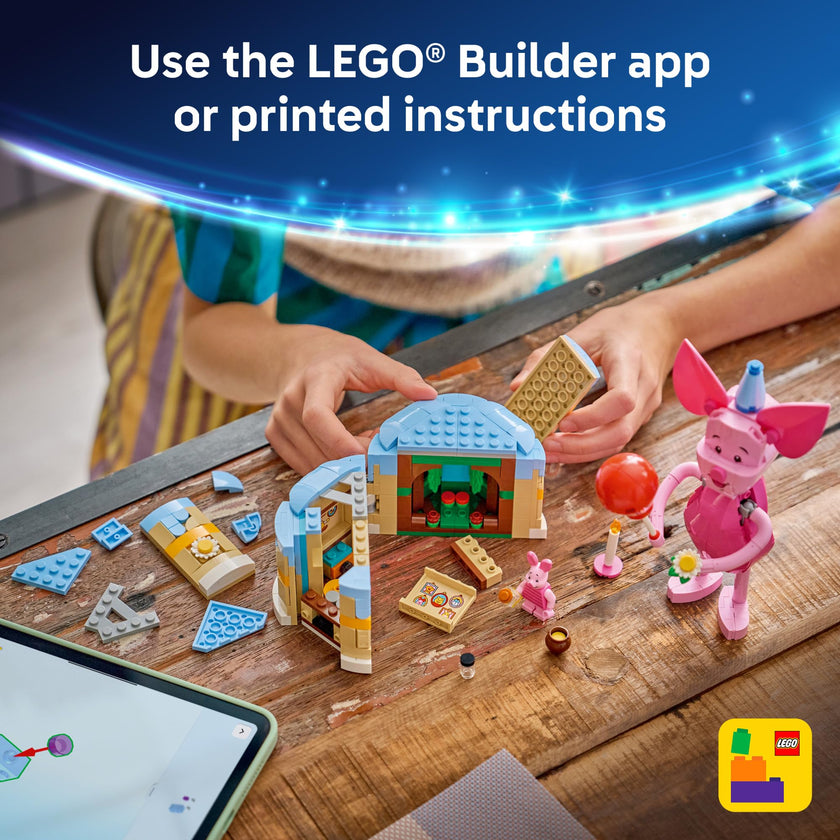 LEGO Disney Piglet's Birthday Fun Building Toy - Winnie The Pooh Toy for Girls & Boys, Ages 9+ - Gift for Birthdays - Kids Room Decor - 43305 🍁 All In One Marketplace Canada