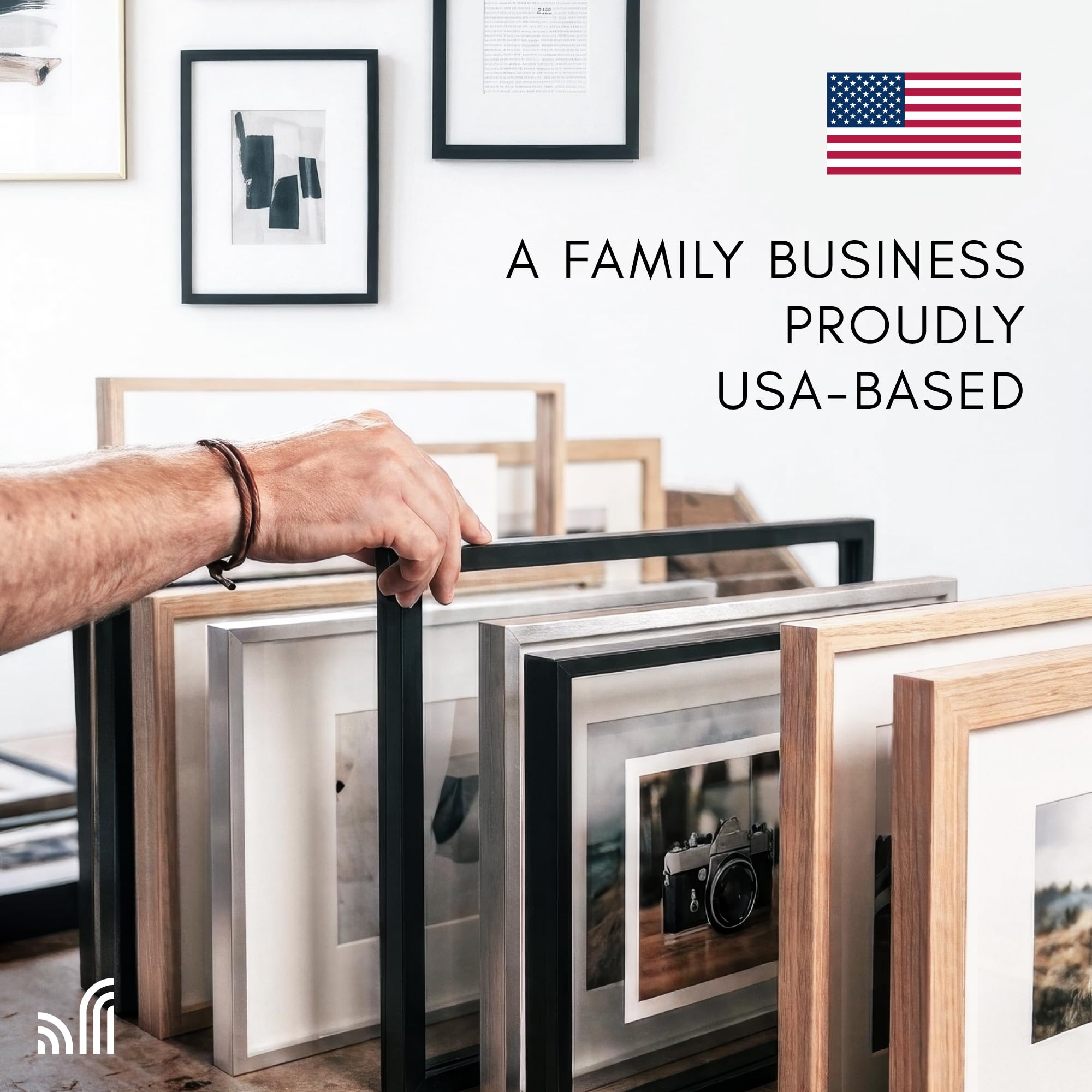 Americanflat 18x24 Poster Frame with Polished Plexiglass - Streamline Collection - Thin Border Picture Frame for Wall Display - Hanging Hardware Included - Black 🍁 All In One Marketplace Canada