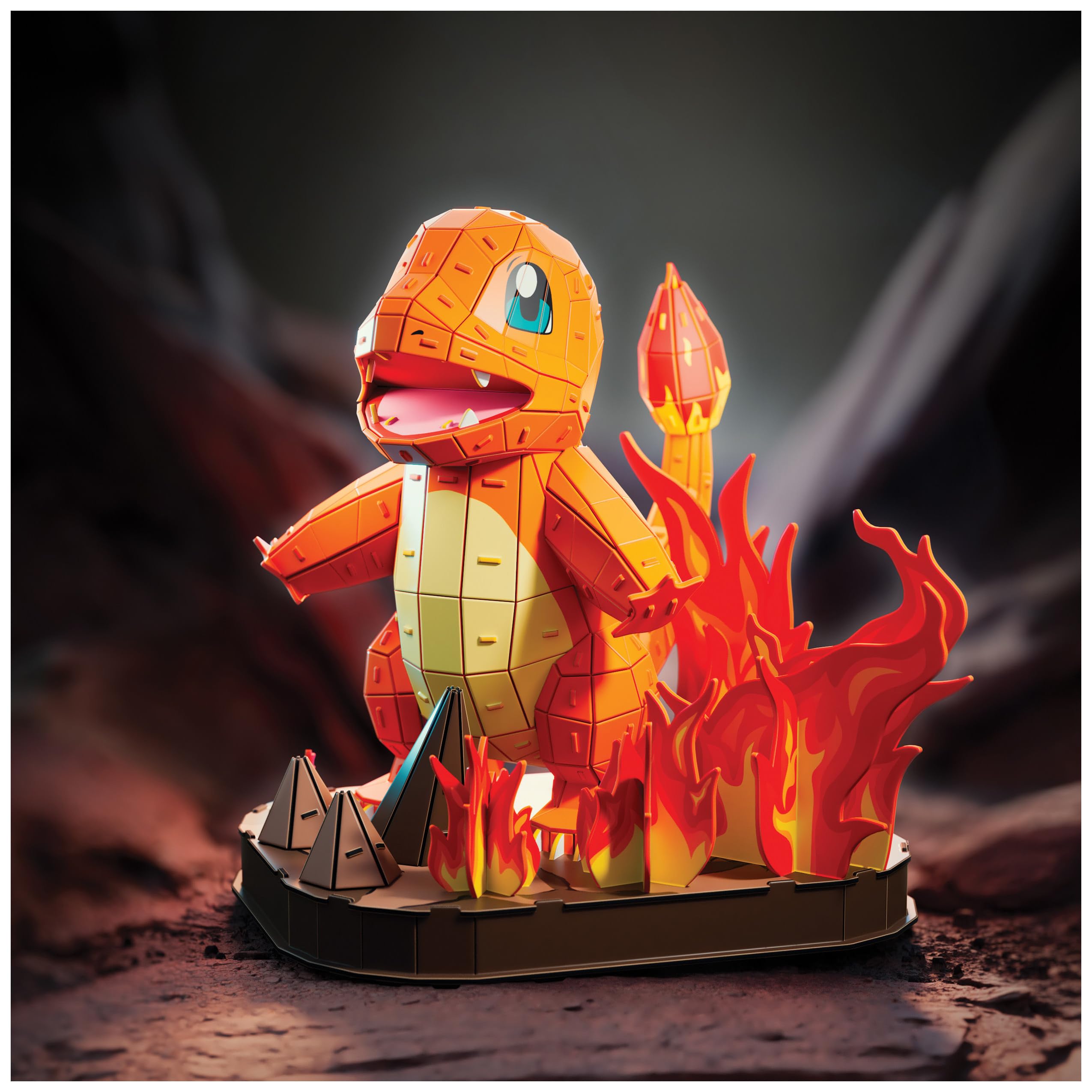 4D Build Pokémon Charmander 3D Puzzle Model Kit, Desk Décor, Shelf Display 🍁 All In One Marketplace Canada