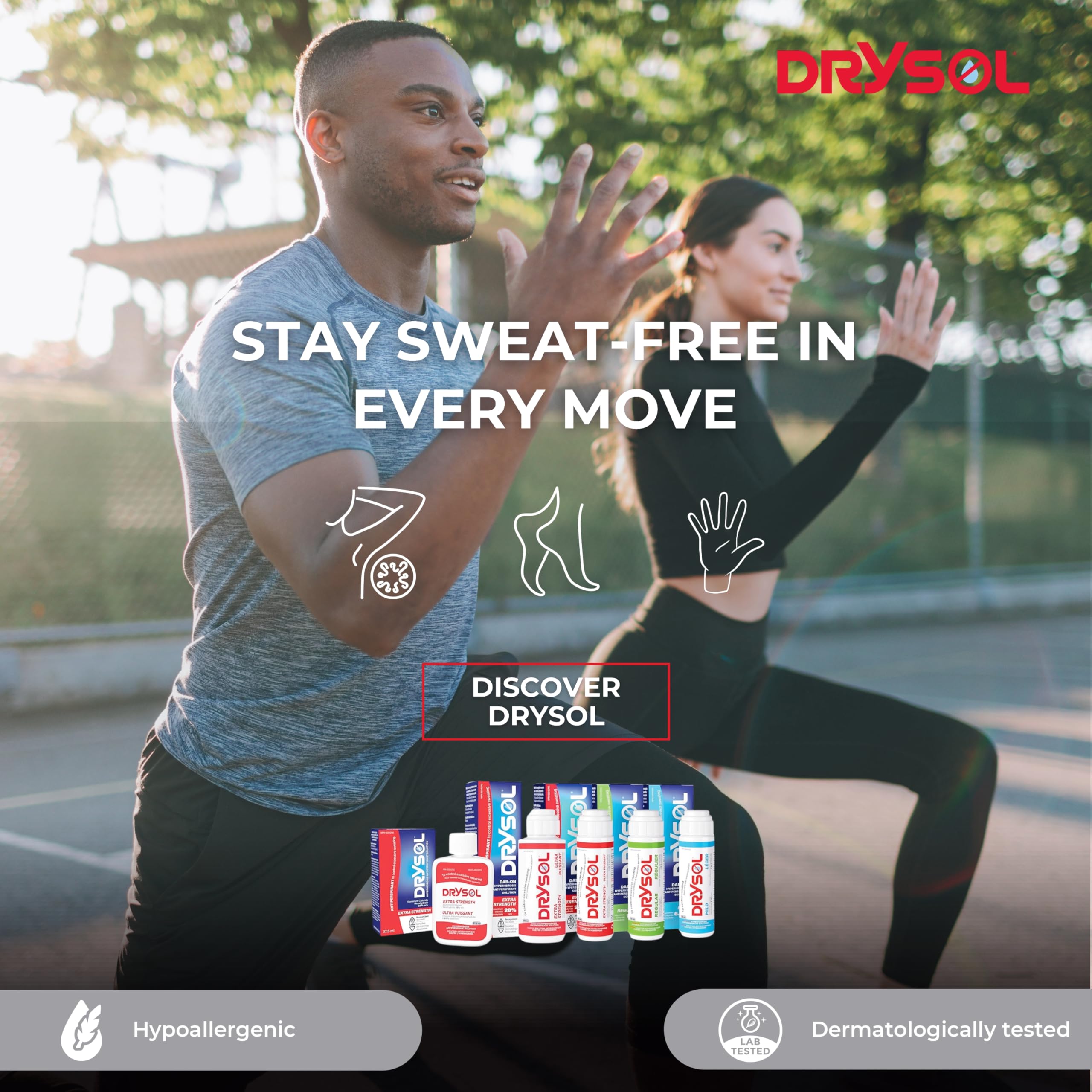 DRYSOL 12% Regular Strength - Clinical Strength Antiperspirant - Aluminum Chloride Hexahydrate - Moderate Sweating Control - For Men and Women 🍁 All In One Marketplace Canada