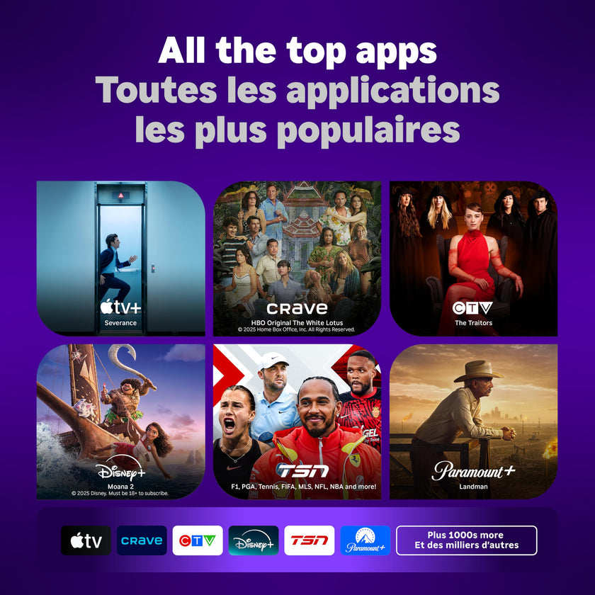 Roku Streaming Stick 4K 2022 (Official Manufacturer Product) | Streaming Device 4K/HDR/Dolby Vision with Voice Remote with TV Controls and Long-Range Wi-Fi 🍁 All In One Marketplace Canada