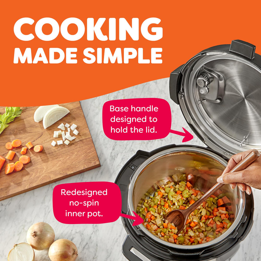 Instant Pot Duo Plus 6 Quart 9-in-1 Electric Pressure Cooker, Slow Cooker, Rice Cooker, Steamer, Sauté, Yogurt Maker, Warmer & Sterilizer, 15 One-Touch Programs,Stainless Steel/Black 🍁 All In One Marketplace Canada