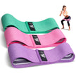 CFX Resistance Bands 3 Sets, Premium Exercise Loops with Non-Slip Design for Hips & Glutes, 3 Resistance Level Workout Booty Bands for Women and Men 🍁 All In One Marketplace Canada