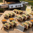 Bekith Stainless Steel Taco Holder Stand 6 Pack, Taco Holder Stand Tray with Handles, Up to 3 Tacos Each Keeping Shells Upright, Stylish Taco Shell Holders, Oven, Grill and Dishwasher Safe 🍁 All In One Marketplace Canada