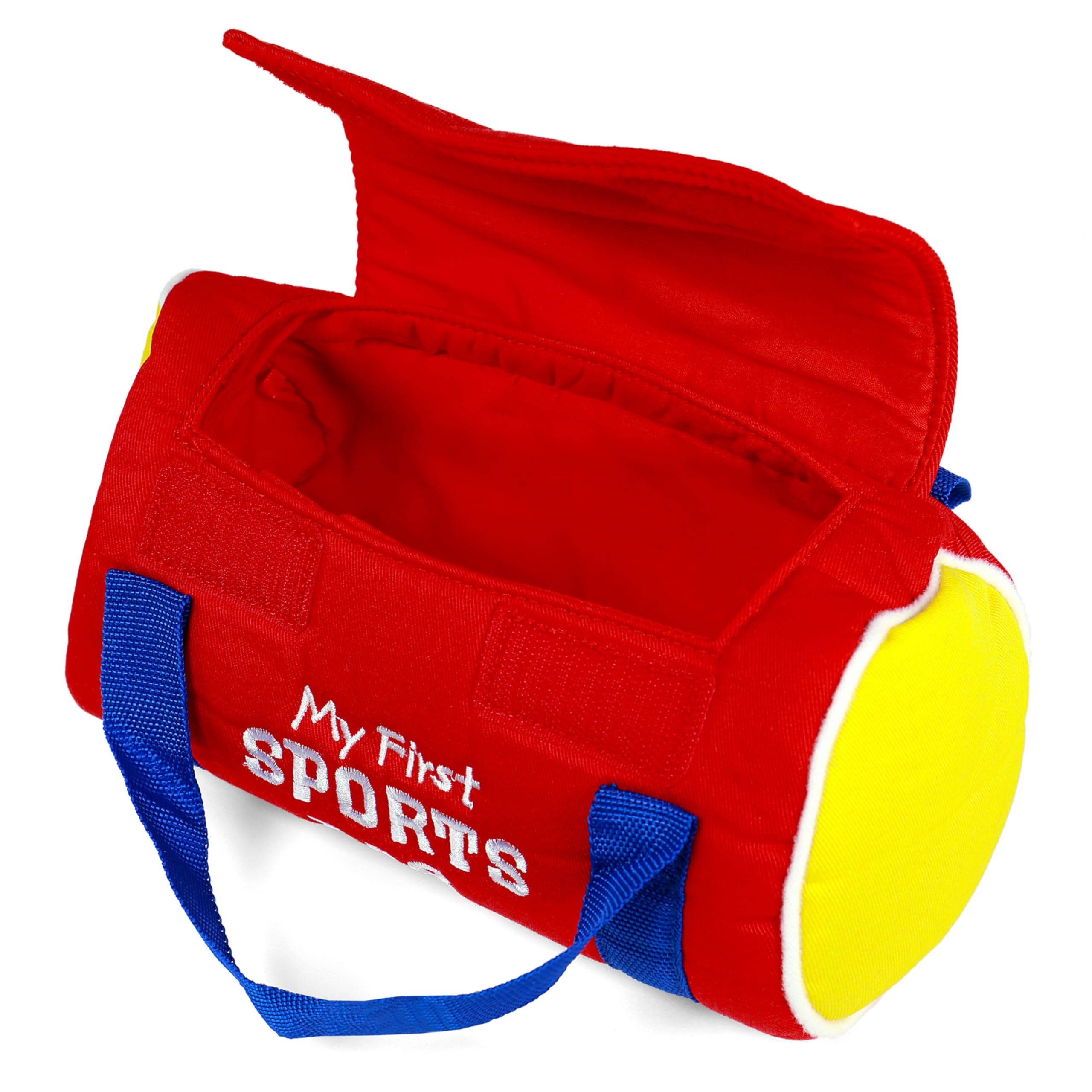 Baby GUND My First Sports Bag Stuffed Plush Playset, Baby Gift Toys for Boys and Girls Ages 1 & Up, 5 Piece, 8