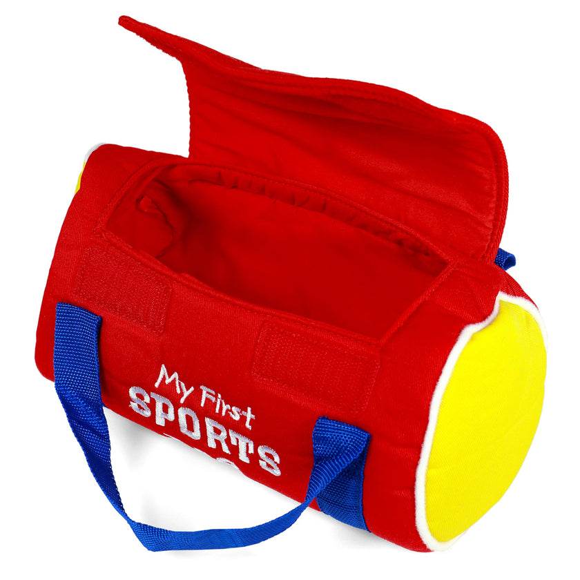 Baby GUND My First Sports Bag Stuffed Plush Playset, Baby Gift Toys for Boys and Girls Ages 1 & Up, 5 Piece, 8