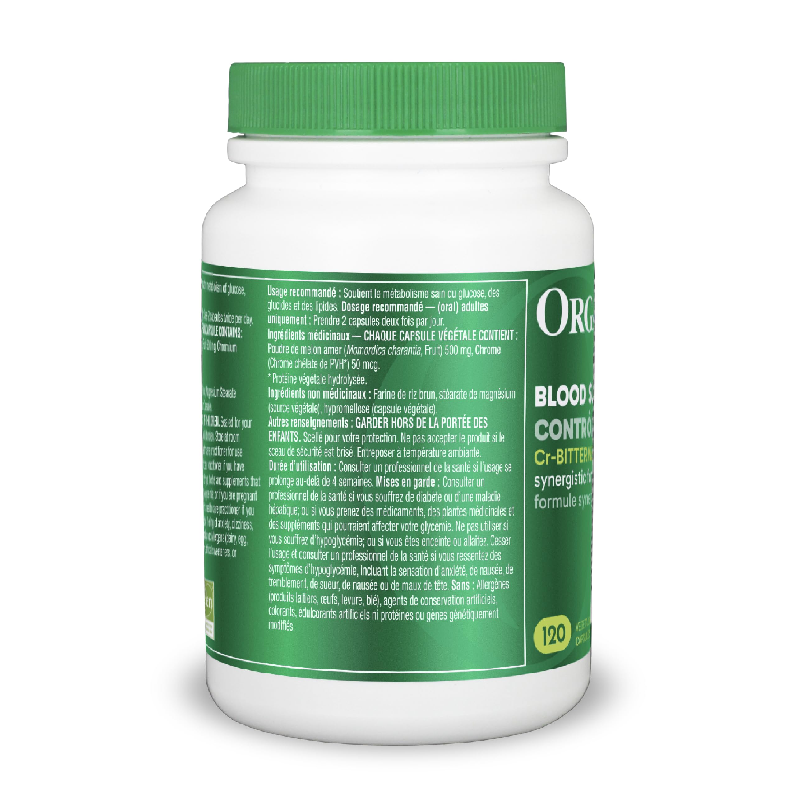Organika Blood Sugar Control (Formerly Cr-Bitter Melon) 120 Caps 🍁 All In One Marketplace Canada