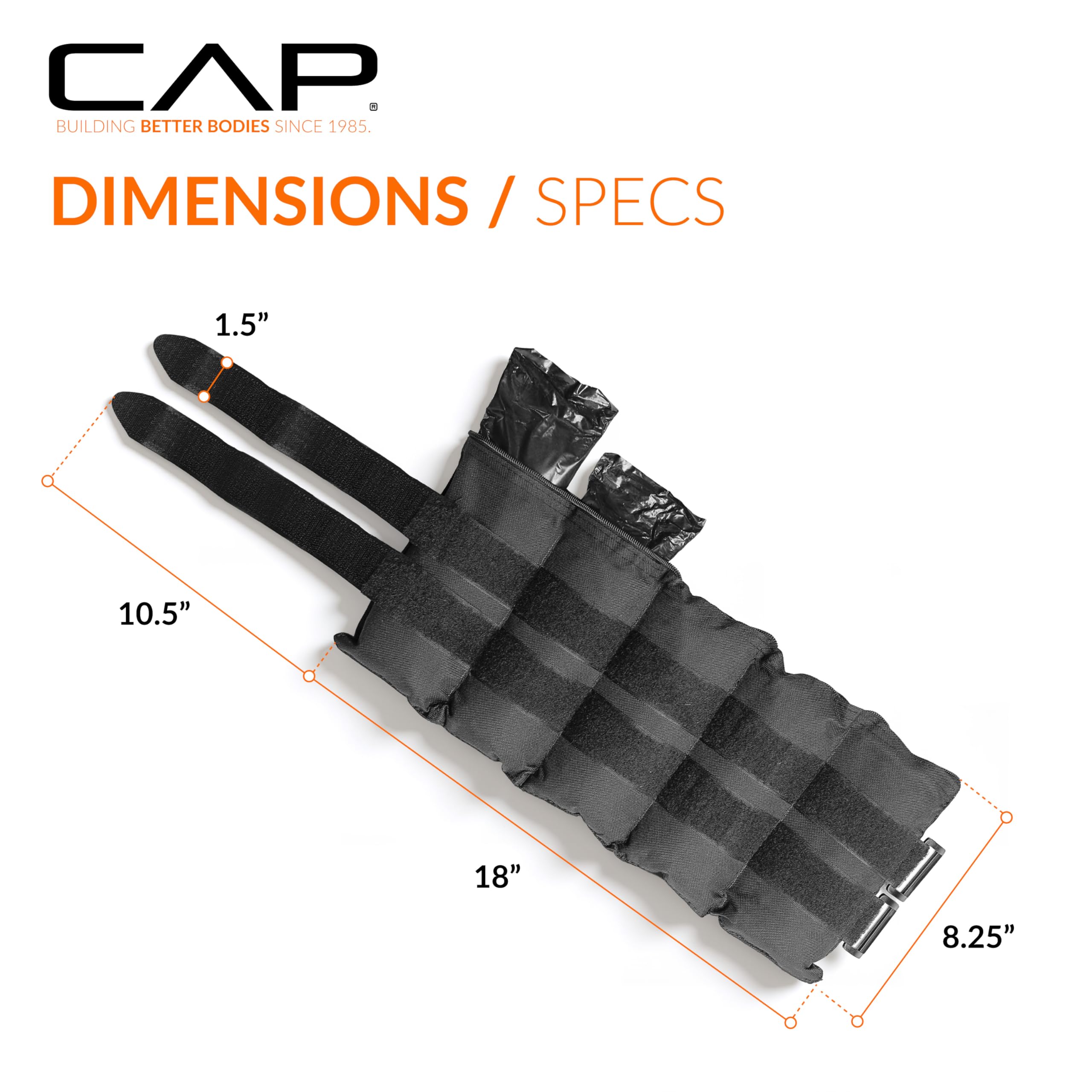 CAP Barbell 20 lb Adjustable Ankle Weights – Pair 🍁 All In One Marketplace Canada