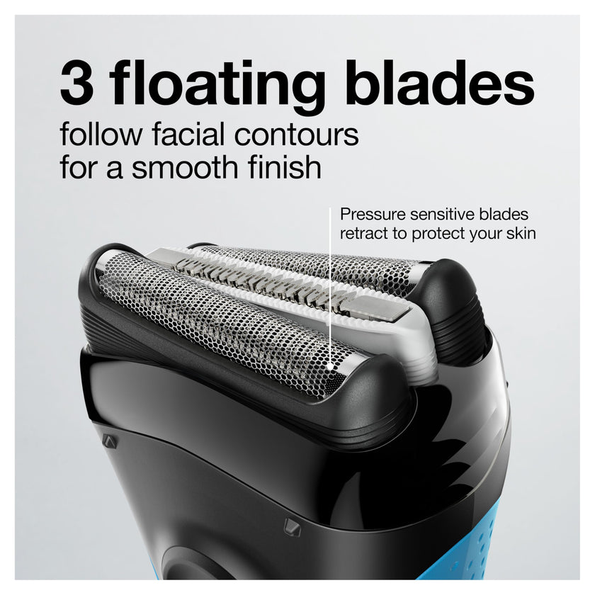 Braun Series 3 ProSkin 3040s Rechargeable Wet & Dry Men's Electric Shaver with Precision Trimmer 🍁 All In One Marketplace Canada
