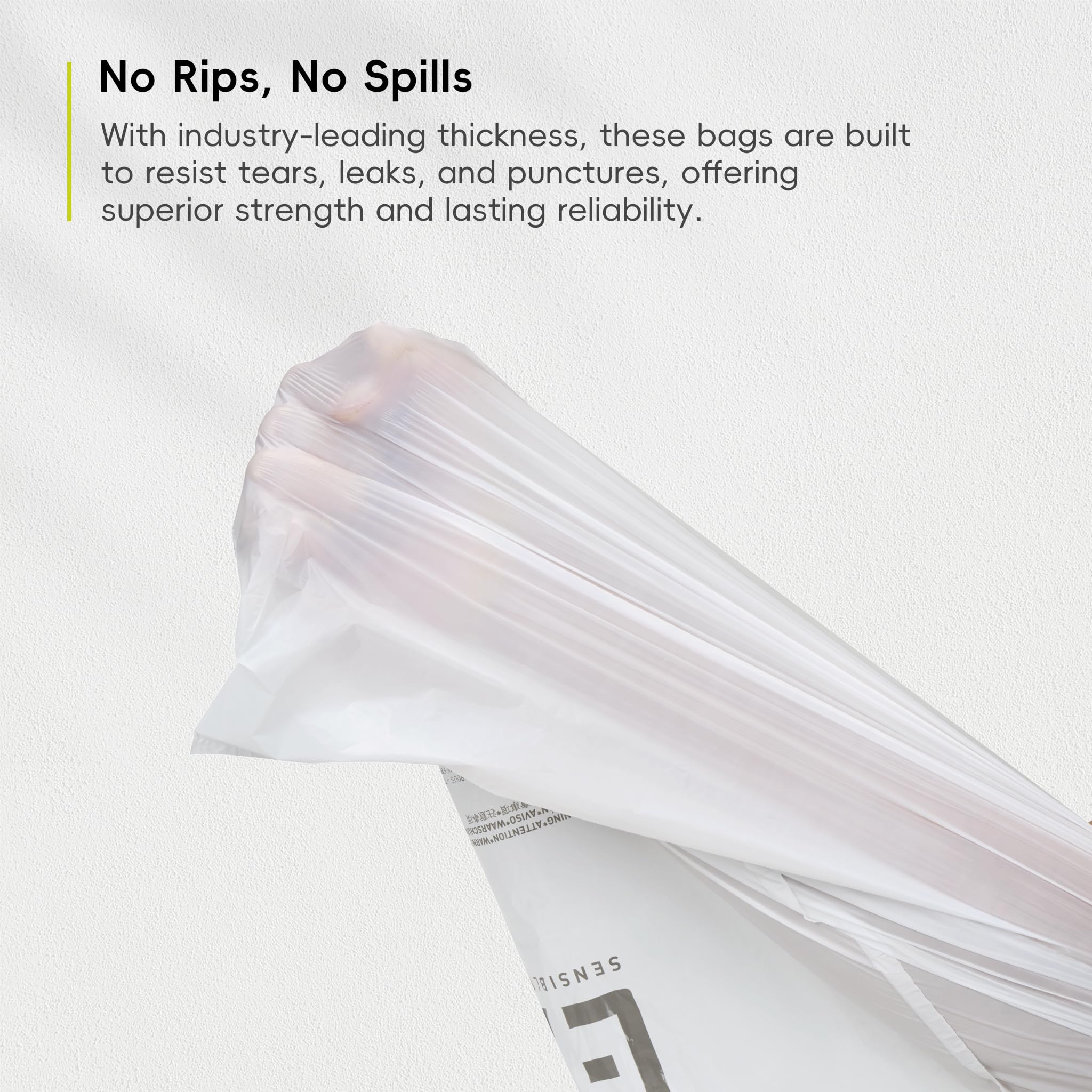 EKO Extra Strong 13 Gallon Large Drawstring Trash Bags, Heavy-Duty Garbage Bags for Kitchen & Household Use (50L), Leak-Resistant, 110 Count, Code F 🍁 All In One Marketplace Canada
