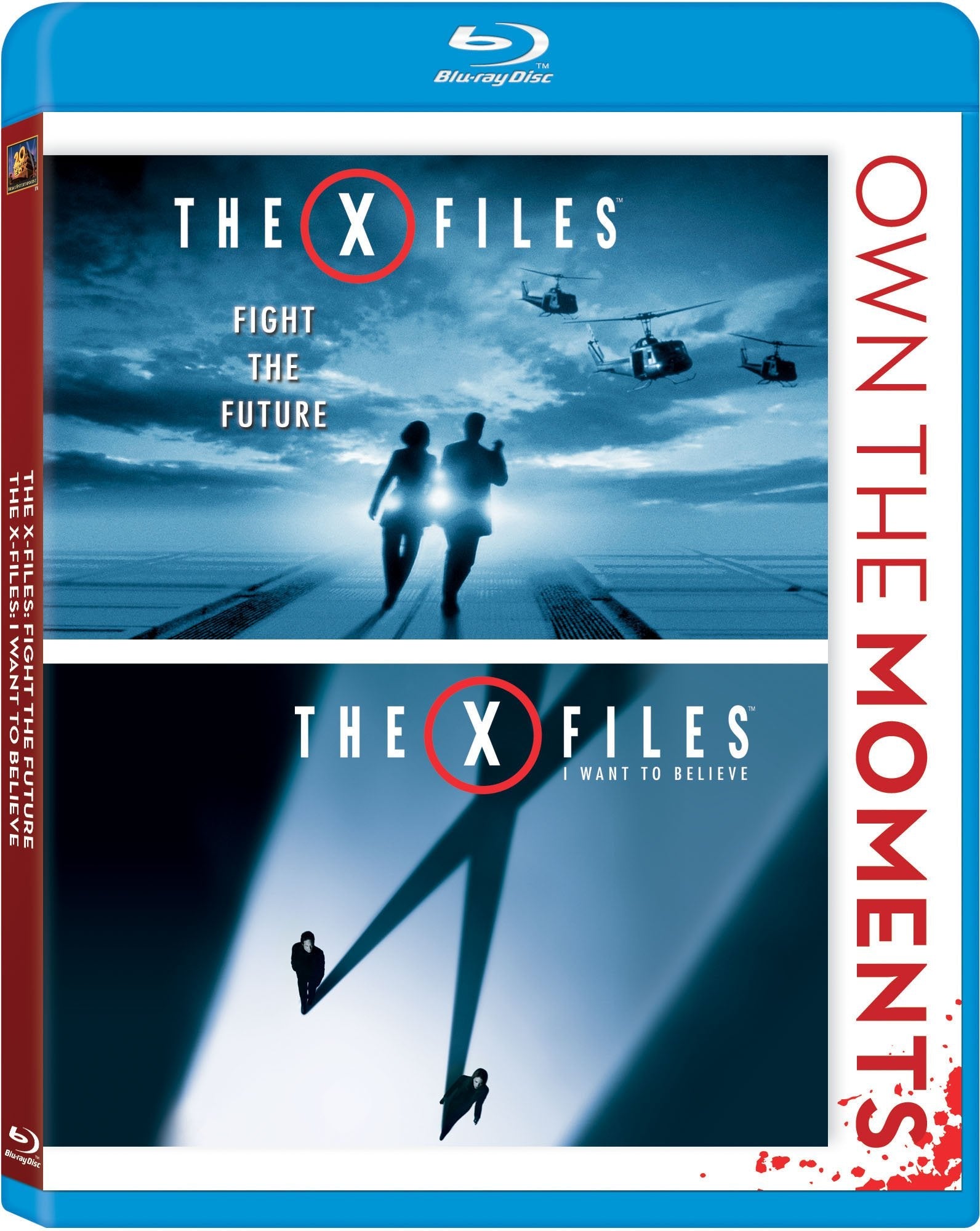 X-Files Fight The Future + X-Files I Want To Believe Blu-ray