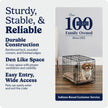 MidWest Homes for Pets 22-Inch iCrate for Extra-Small Breeds, Up to 15 lbs, Single Door Folding Dog Crate with Divider Panel, Leak-Proof Tray & Secure Latch, Portable, Durable & Easy to Assemble 🍁 All In One Marketplace Canada