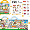 iGetooy Reusable Sticker Book, 6 Sets Sticker Book for Kids, Jelly Stickers for Kids, Vehicles, Animals, Ocean, Dinosaurs, Supermarket, Human Body 🍁 All In One Marketplace Canada