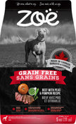 Zoe Grain Free Dog Food, All Breeds, Beef with Peas & Pumpkin, 5 kg 🍁 All In One Marketplace Canada