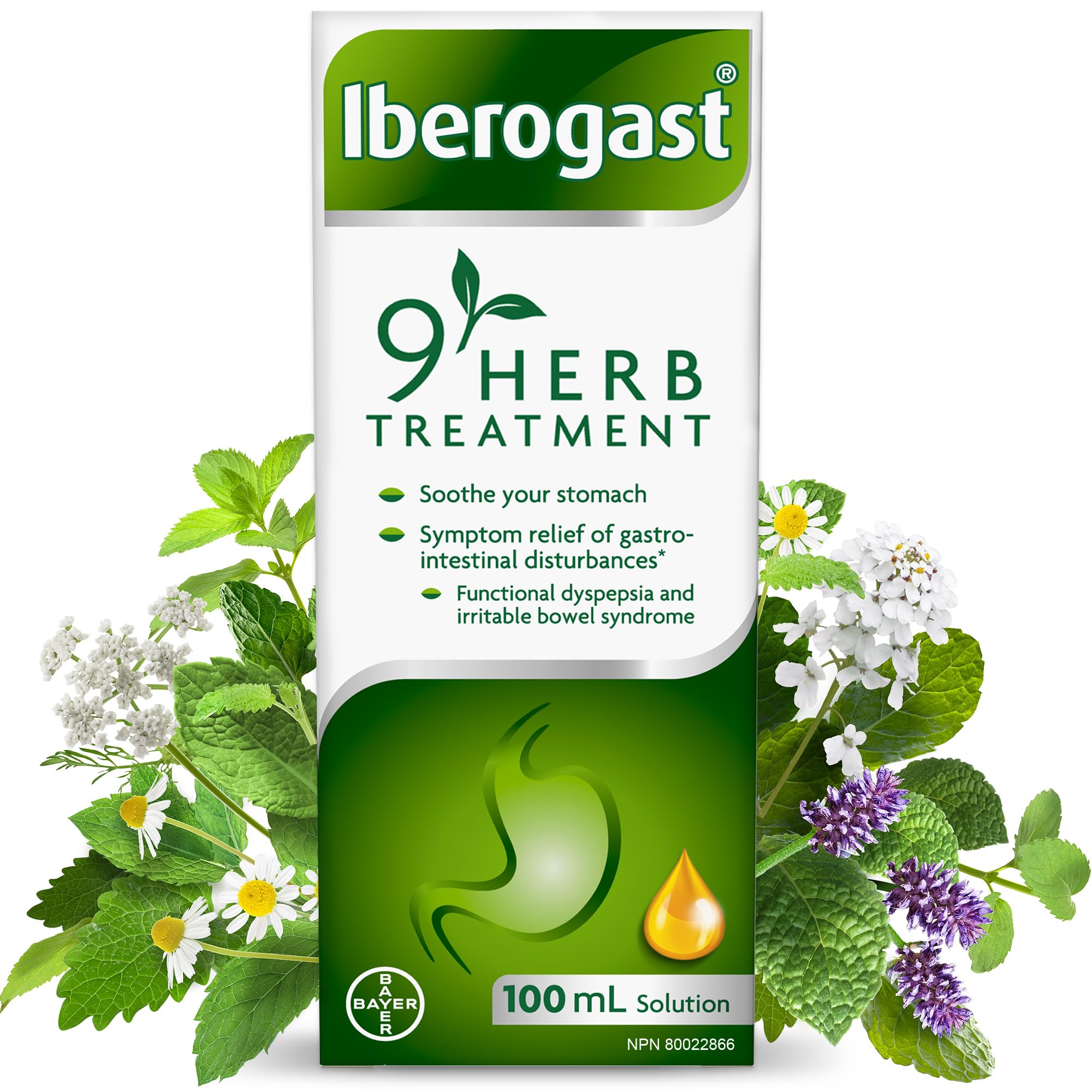 Iberogast 9 Herb Gut Health Treatment - Naturally Sourced Extracts, Gut Supplements For Women And Men, Digestive Supplements To Relieve Gastrointestinal Disturbances And IBS Symptoms,100ml 🍁 All In One Marketplace Canada