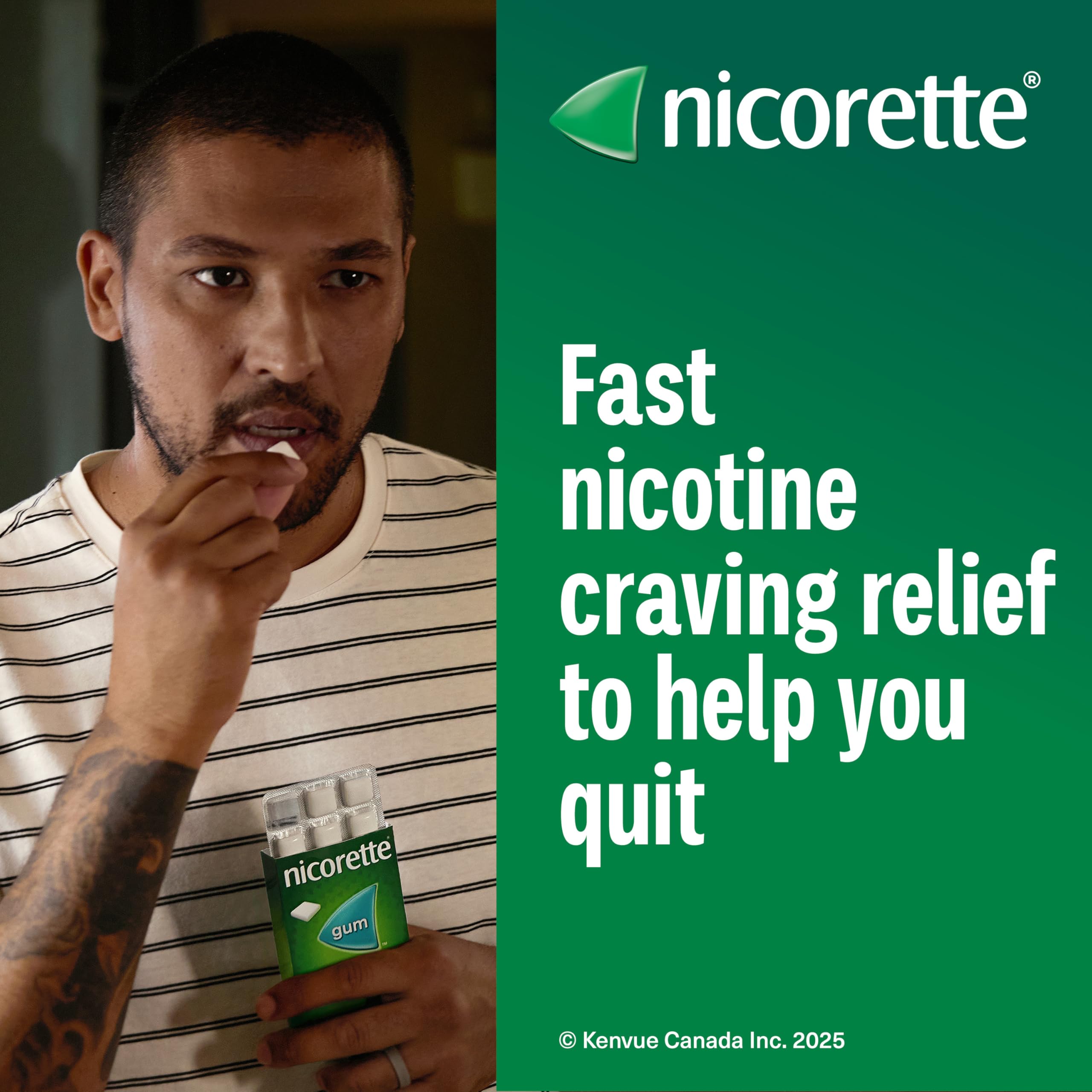 Nicorette 2mg Nicotine Gum, Fruit – Quit Smoking Aid with Fast Craving & Withdrawal Relief, Nicotine Replacement Therapy (NRT), 210 Pieces (Value Size) 🍁 All In One Marketplace Canada