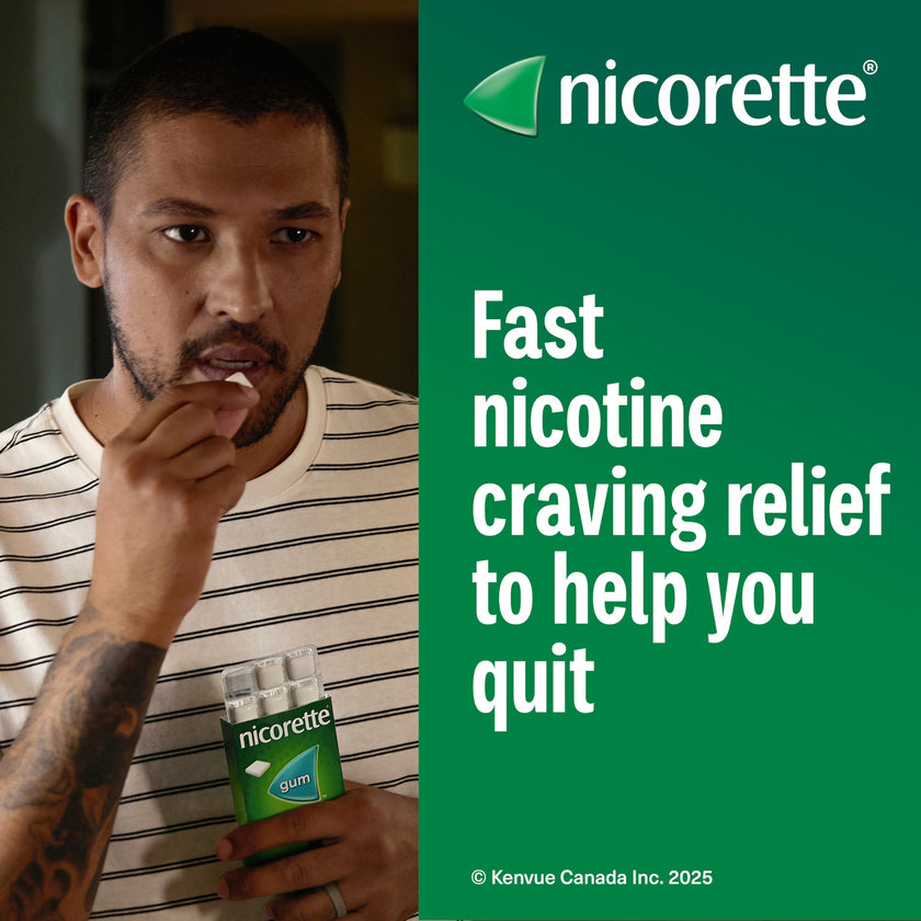 Nicorette 2mg Nicotine Gum, Fruit – Quit Smoking Aid with Fast Craving & Withdrawal Relief, Nicotine Replacement Therapy (NRT), 210 Pieces (Value Size) 🍁 All In One Marketplace Canada