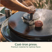 Cuisinart Smash Burger Kit with Cast Iron Burger Press, Spatula, Seasoning Shaker and Patty Papers (CSBK-400C) 🍁 All In One Marketplace Canada