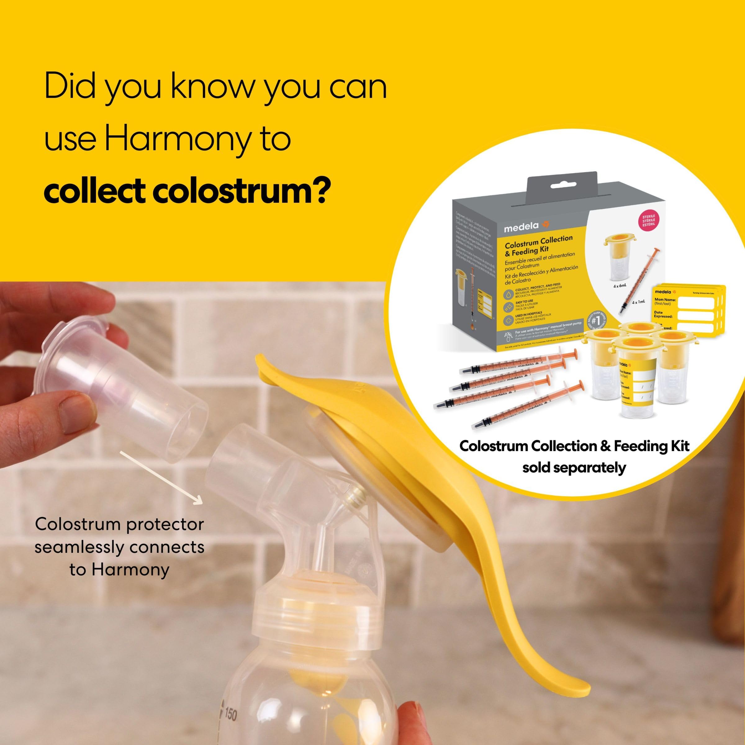 Medela Manual breast pump with Flex Shields Harmony Single Hand for More Comfort and Expressing More Milk 🍁 All In One Marketplace Canada