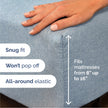 Queen Size 4 Piece Sheet Set - Comfy Breathable & Cooling Sheets - Hotel Luxury Bed Sheets for Women & Men - Deep Pockets, Easy-Fit, Soft & Wrinkle Free Sheets - Heathered Blue Oeko-Tex Bed Sheet Set 🍁 All In One Marketplace Canada