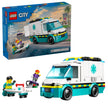 LEGO City Emergency Ambulance Toy - Building Sensory Toy for Kids, Boys and Girls, Ages 5+ - Educational, Learning Gift Idea for Birthdays and Holidays - Skateboarder and Driver Minifigures - 60451 🍁 All In One Marketplace Canada