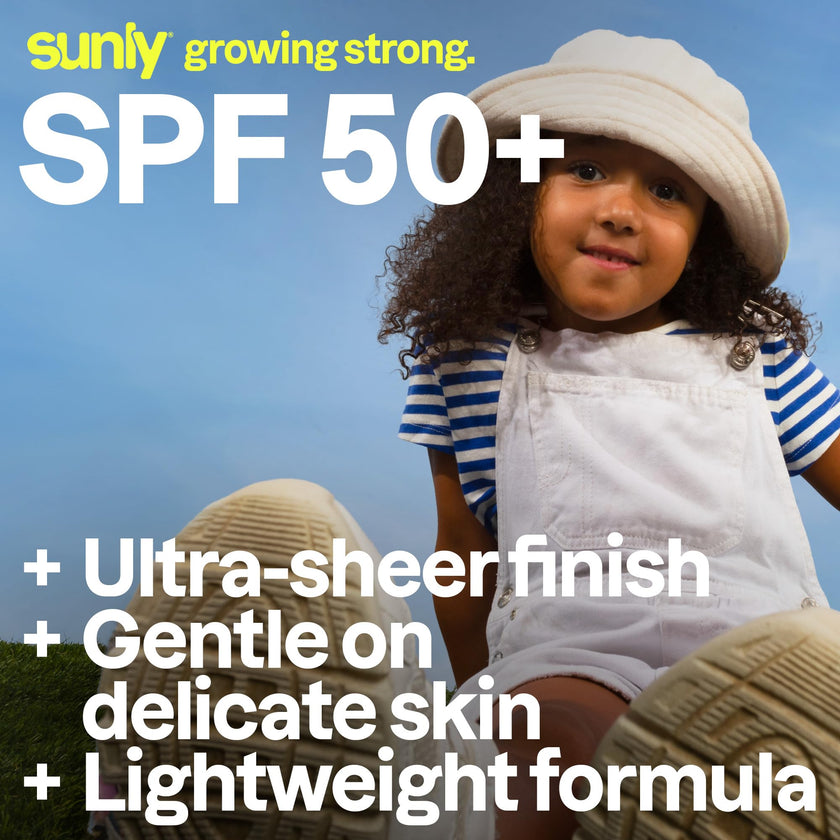 ATTITUDE Kids Mineral Sunscreen Lightweight Lotion SPF 50, Broad Spectrum Zinc Oxide, EWG Verified, Non-Nano, Water-Resistant 80 Minutes, Non-Greasy for Face & Body, Vegan, Unscented, 80 grams 🍁 All In One Marketplace Canada